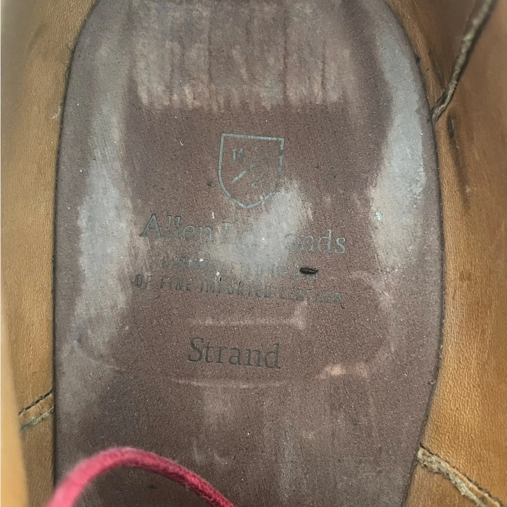 Allen Edmonds Made in‎ USA Strand Suede Cap Toe Oxford in Navy Size 13 E $450